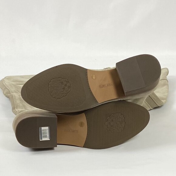 Vince Camuto Kreesel Suede Extended Calf Knee High Block Heel Boot 10 - Picture 7 of 7